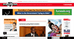 Desktop Screenshot of namibian.com.na